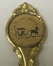 Vintage Souvenir Spoon US Collectible Mackinac Island Michigan