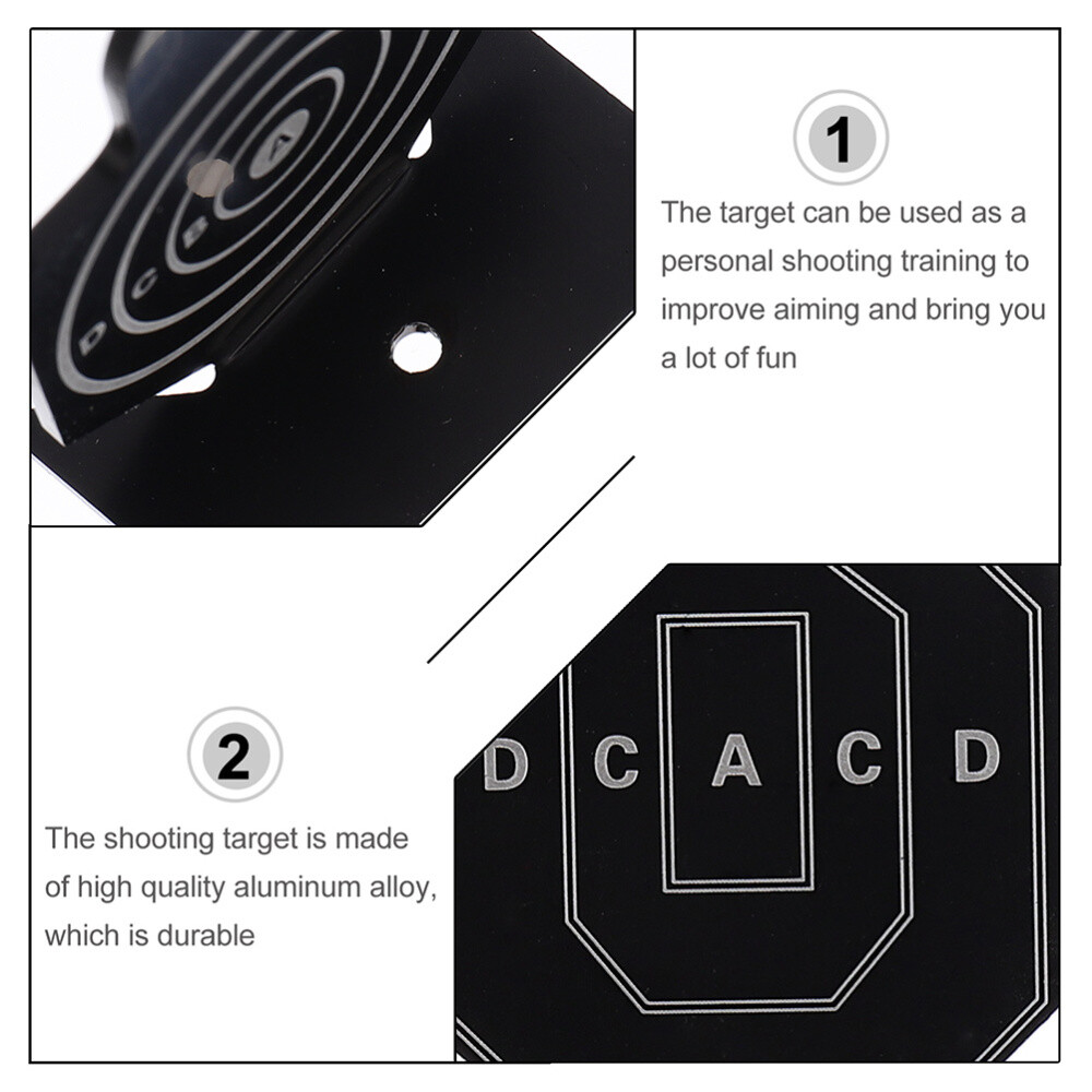 2 Boxes Aluminum Alloy Shooting Training Target Game Targets ...