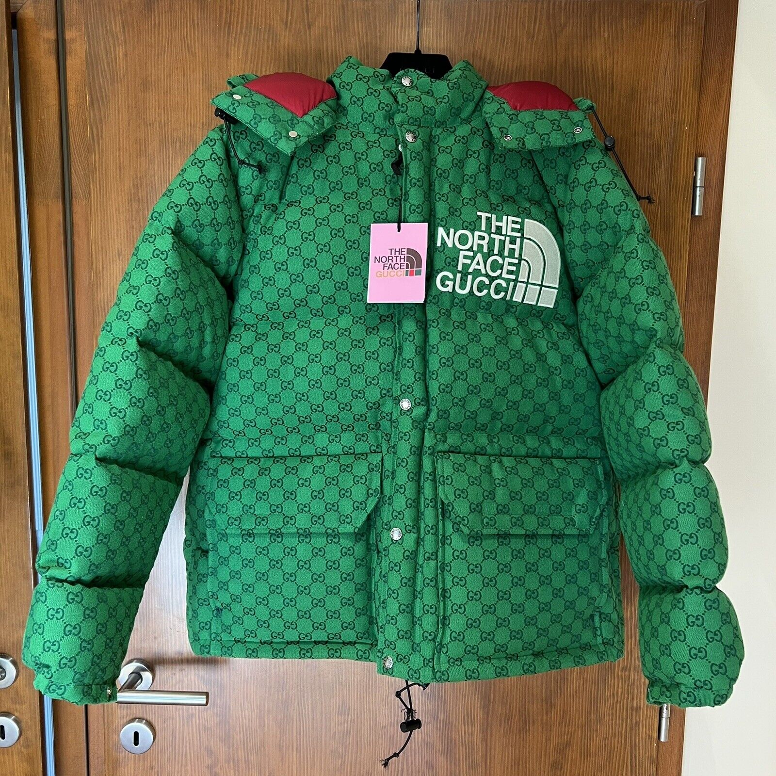 Gucci X North Face Gucci Puffer Jacket In Medium Large And XL