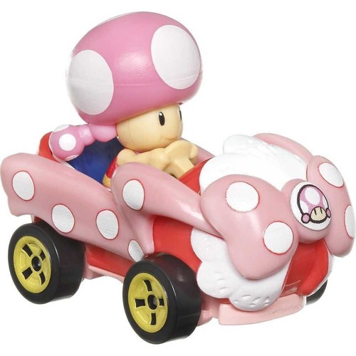 Hot Wheels Mario Kart Toadette Birthday Girl Brand New - Picture 2 of 5