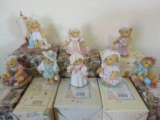 Lot of 8 Cherished Teddies Sarah Julia Bearon Ava Lisa Collette Darla Eleanor P+