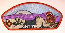 Garden State Council SA-21 2014 Philmont Trek (729-V) Contingent CSP Owl - MINT