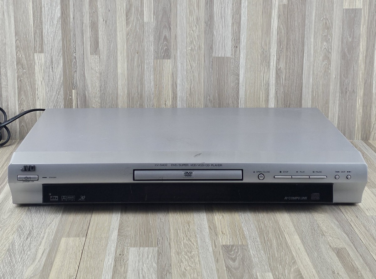 JVC DVD Player Model XV-S402SL Silver ~ No Remote | eBay