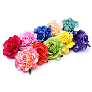 Détails Sur Femme Pince Cheveux Fleur Rose Tissu Barrette Broche épingle Clip Bijoux Mariage