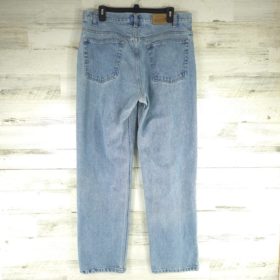 VINTAGE WEARGUARD JEANS MEN'S SIZE 36x32 RELAXED FIT CLASSIC DENIM WORK PANTS .. - Image 2 of 4