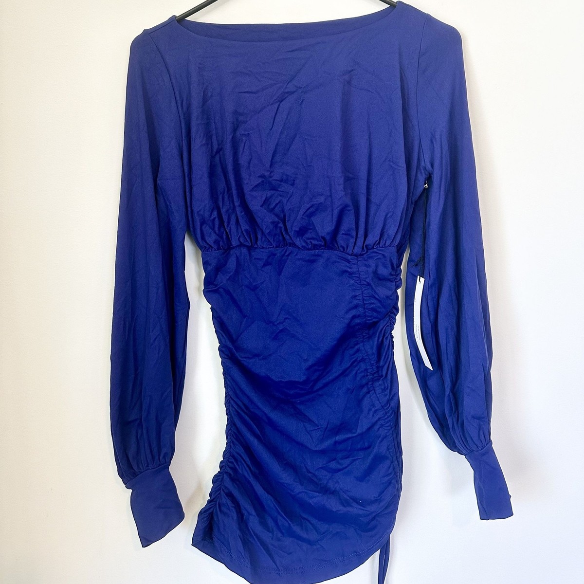 NWT Susana Monaco Purple Gathered Sleeve Dress - Large | eBay NWT Susana Monaco Purple Gathered Sleeve Dress - Large | eBay