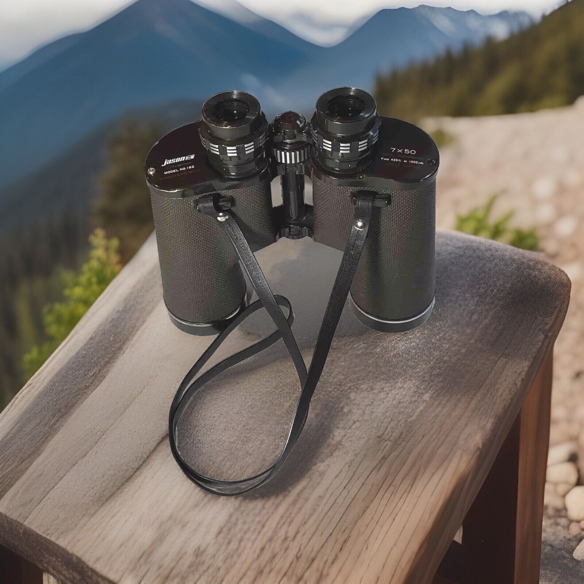JASON STATESMAN #182 UVC FULLY COATED 7X50 BINOCULARS FIELD 420 Ft