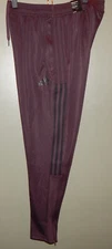Adidas Men's Tiro Training Pants Track/Soccer IB0665 Maroon / Black S, M, L, XL