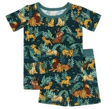 NEW Little Sleepies Disney Simba  s Sky Two Piece Short Sleeve PJ Set Size 3T