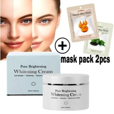 [Foodaholic] Pure Brightening Whitening Cream 100ml/Instant tone-up effect/KOREA