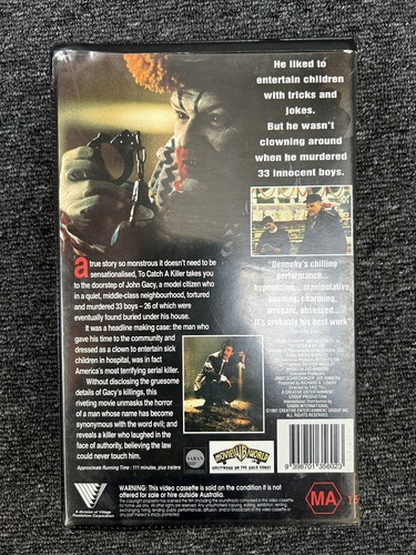 How To Catch A Killer RARE CLAMSHELL VHS Video Tape Vintage Casette Pal - Picture 3 of 8