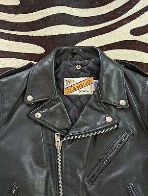 Schott NYC Perfecto Leather Moto Biker Jacket Great Schott NYC Perfecto Leather Moto Biker Jacket Great