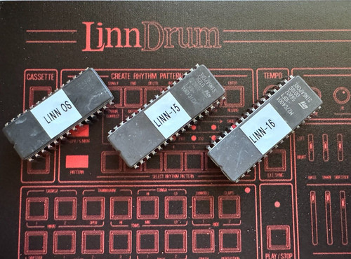 Alesis HR-16 Linn Drum Sample Eproms LM-1, LM9000