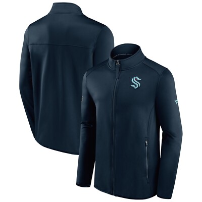 NHL Seattle Kraken Rinkside Fleece Jacke Authentic Pro Performance Jacket