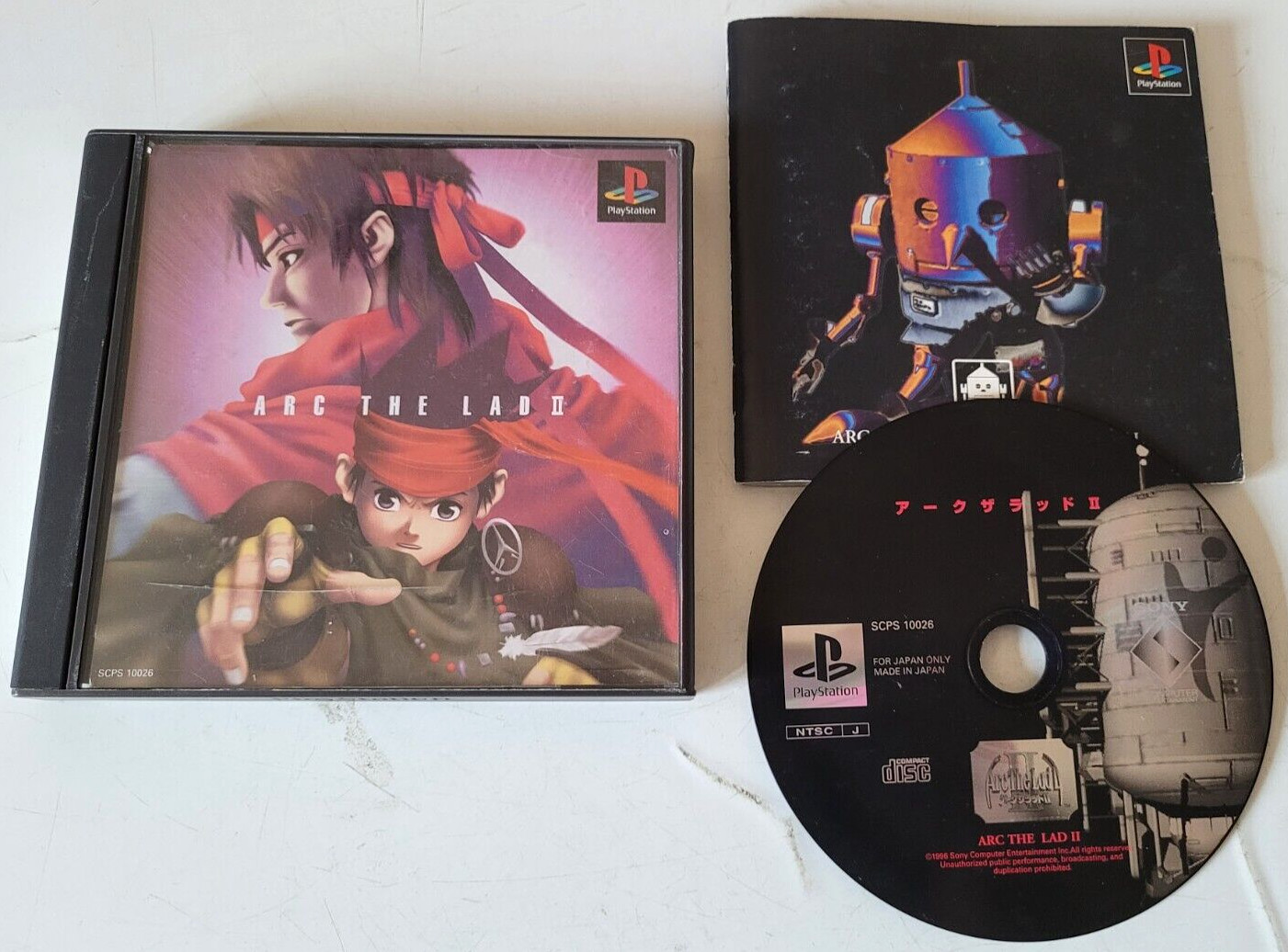 Arc The Lad II - PlayStation 1 PS1 - NTSC-J JAPAN - Complet