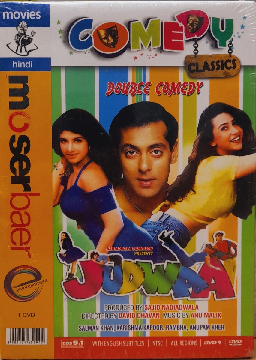 Judwaa Salman Khan Bollywood Hindi Movie DVD (English Subtitles, All  Region)