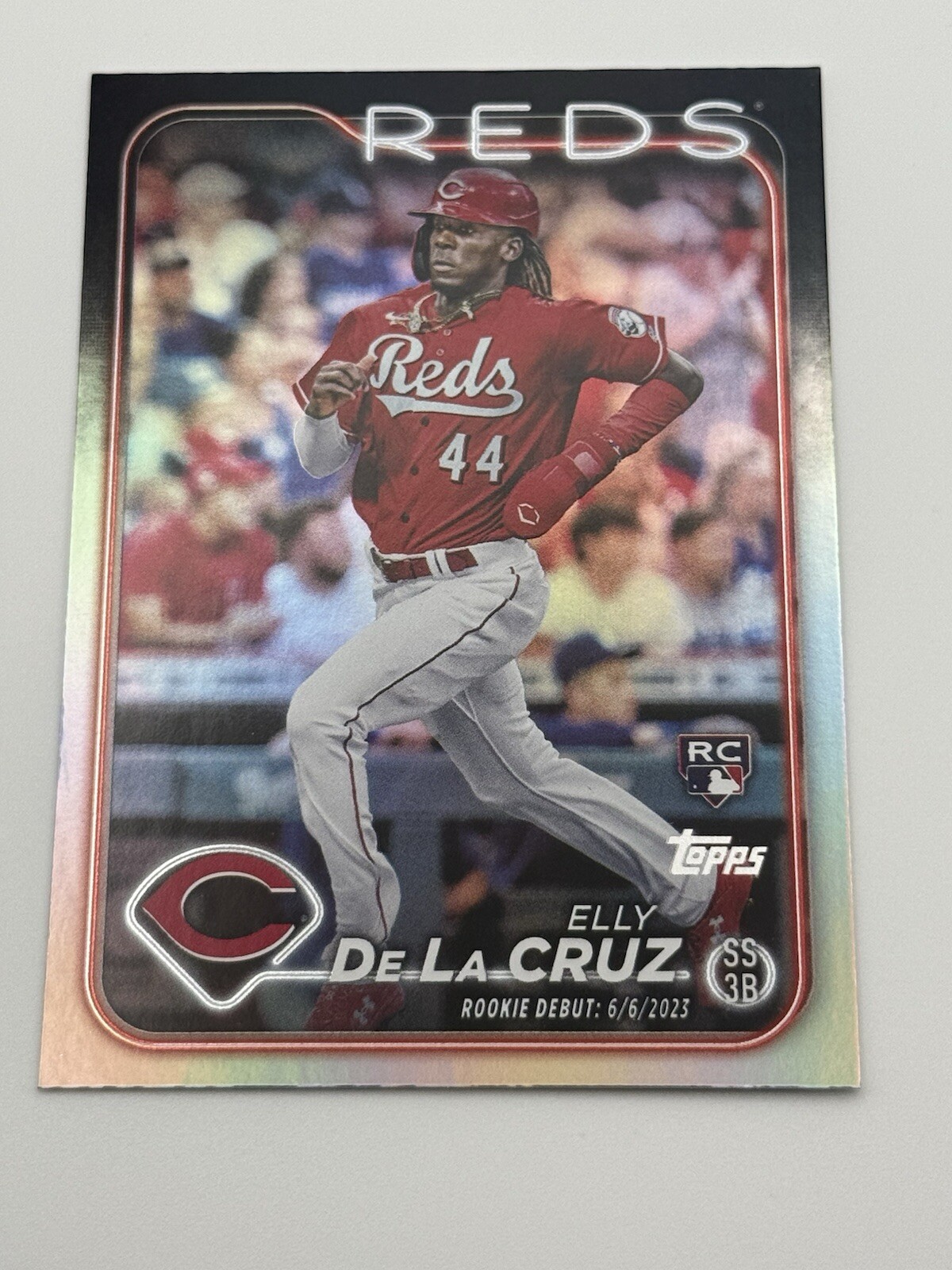 2024 ELLY DE LA CRUZ TOPPS UPDATE SERIES #US350 ROOKIE DEBUT RC REDS