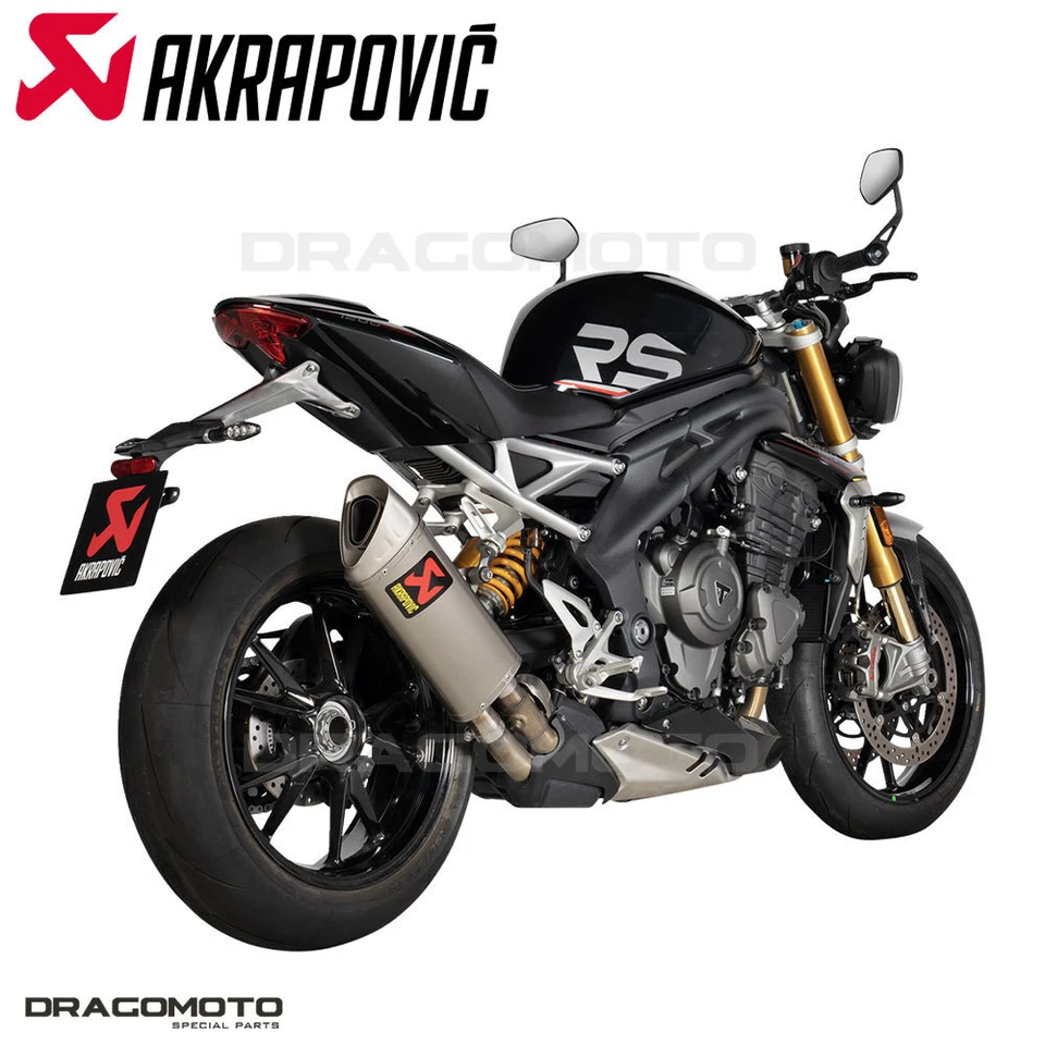 Escape TRIUMPH SPEED TRIPLE 1200 RS 2021-2024 AKRAPOVIC Titanium S-T12SO5-HA... Foto 3 de 4