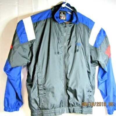 USA OLYMPICS Light Weight Lined Windbreaker Full Zipper Front - Sz. XL - LS