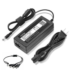 to 4/ 8 Splitter Connector AC Adapter Power Supply For Security CCTV Camera DVR