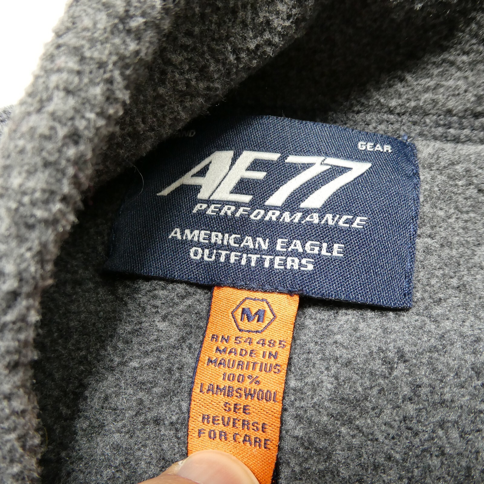 American Eagle AE77 Performance Wool Sweater Gray… - image 3