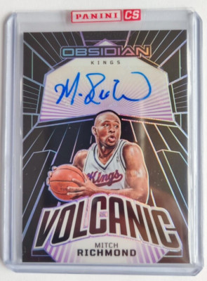 Mitch Richmond 2022-23 Obsidian Volcanic Autograph #VS-RKM 23/49 -KINGS-