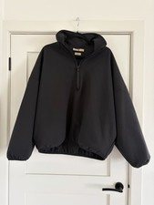 Fear of God Athletics x Adidas 1/2 Zip Suede Fleece Hoodie Size Small