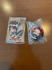 Hiroaka pub mirror style acrylic sticker glass magnet Eijiro Kirishima set