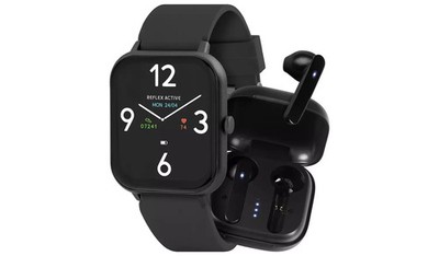 Reflex Active Calling Collection Smartwatch & Ohrhörer Set - RA17-2164-TWS - Schwarz