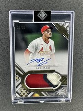 2025 TOPPS TRANSCENDENT NOLAN ARENADO 3 COLOR PATCH AUTO /25