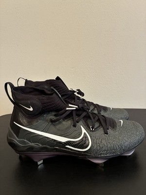 Nike Alpha Huarache NXT Black Metal Baseball Cleats DJ6517-010 Men