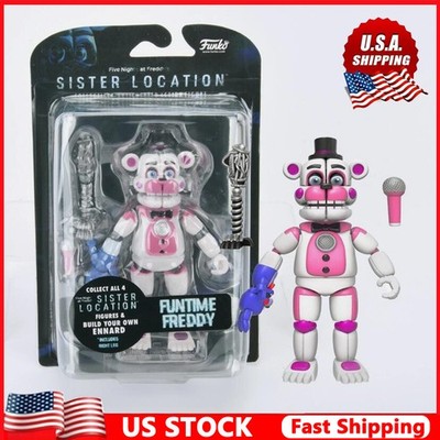 Sister Location Five Nights At Freddy Funtime Freddy 5'' Action Figure Toy KU