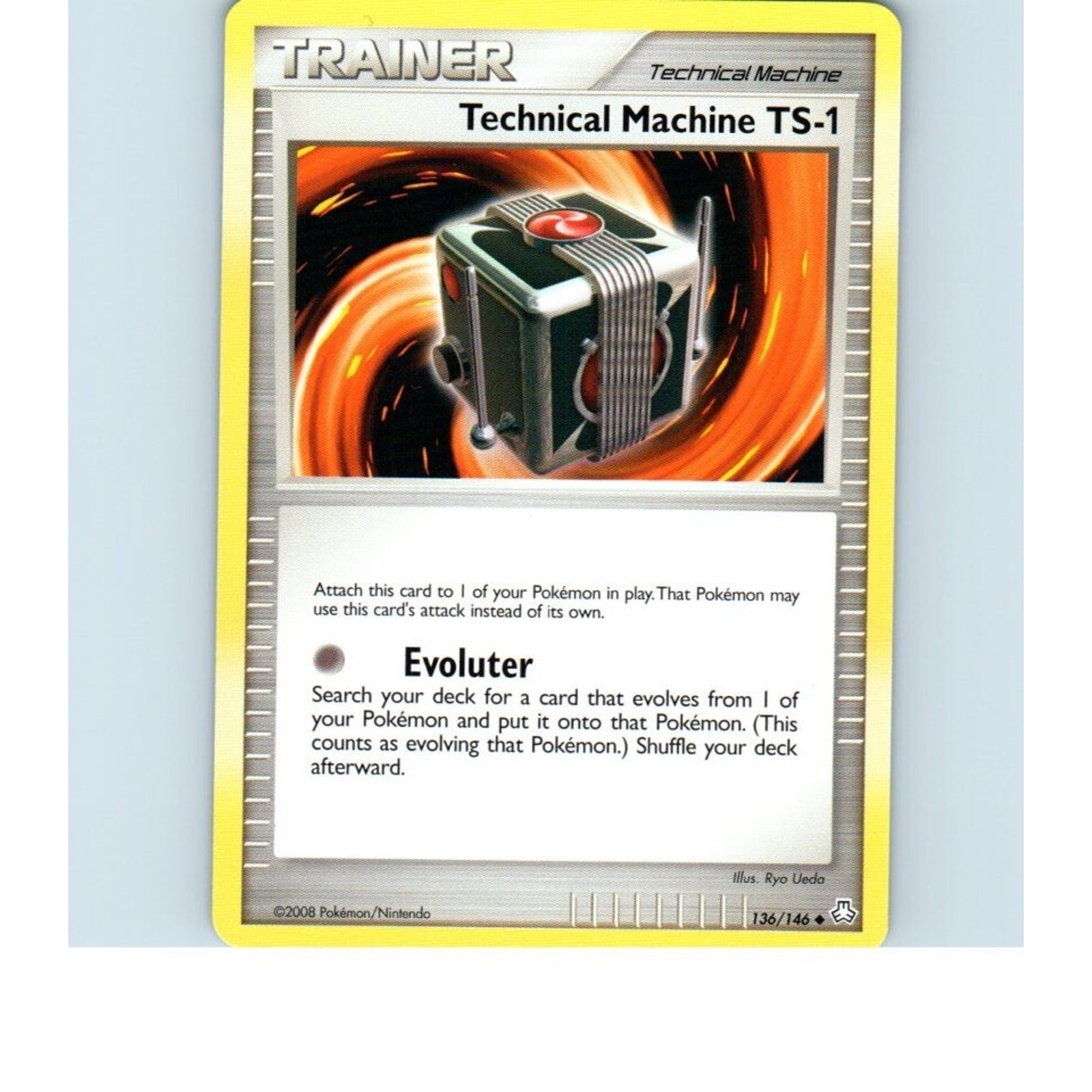 2008 Trainer Technical Machine TS-1 136/146Pokemon Card