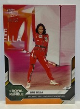 2026 Topps Now WWE #15 Brie Bella Royal Rumble ORANGE Foil Parallel 08/25