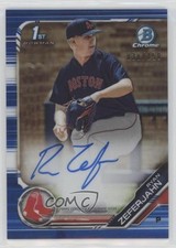 2019 Bowman Draft Chrome Pick Blue Refractor 38/150 Ryan Zeferjahn Auto 2p7