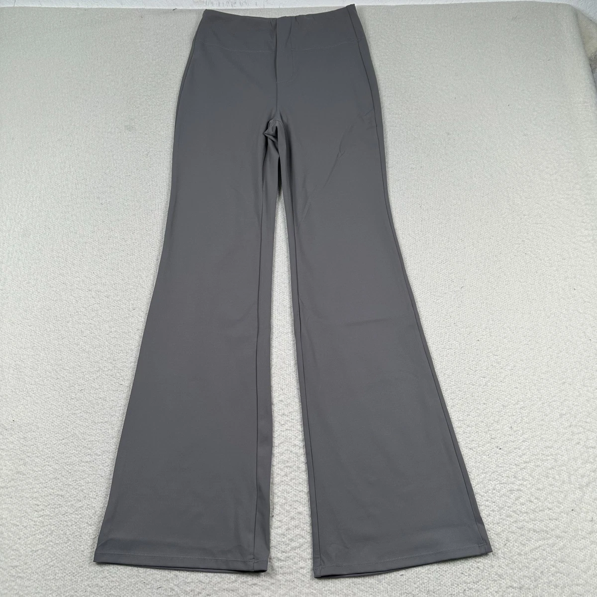 Flared Gray Pants for Women for sale | eBay