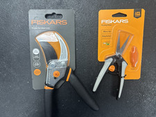 Fiskars Pruner Shears 5/8'' Garden Pruning Scissors and Steel Blades Shears NEW
