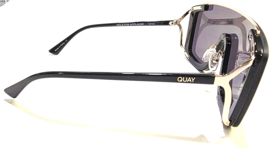 Quay Australia X Lizzo “Hold For Applause” Black Shield Sunglasses - Image 4 of 4