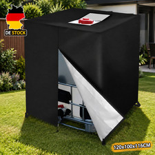 IBC Container Abdeckung 1000L wasserdicht Schutzhaube Frostschutz 420D H&uuml;lle DE
