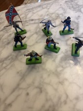 Vintage 1971 Britain Deetail Civil War Soldiers Made in England Lot of 7