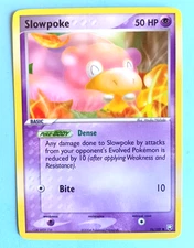 POKEMON EX TEAM ROCKET RETURNS SLOWPOKE #76/109 COMMON VERY LIGHT PLAY