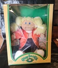 1983 Coleco Cabbage Patch Kids Blonde Girl Orange Jacket - NEW IN BOX