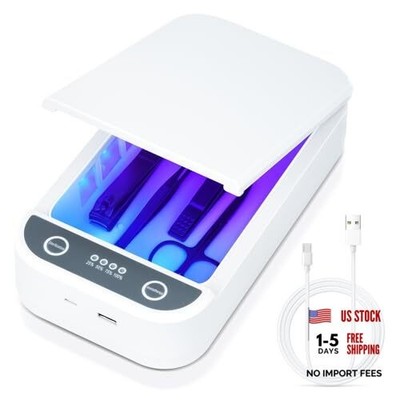 Sterilizer Box for Nail Tools & Phone Accessories-USB-Powered Portable