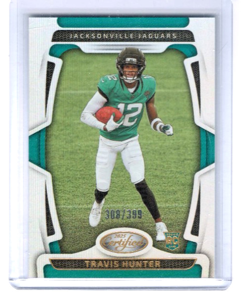 2025 Panini Certified Travis Hunter Rookie RC #'ed 308/399 #107