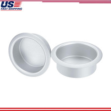 2 Pcs Aluminum Drop-in Cup Holder Insert 1.34x4.02 Drink Can Holder Sofa Boat 2 Pcs Aluminum Drop-in Cup Holder Insert 1.34x4.02 Drink Can Holder Sofa Boat