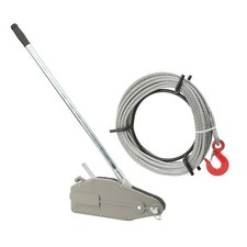 Wire Rope Pulling Hoist Wire Rope Puller 800KG 25M Wire Rope Hand Winch Rope UK