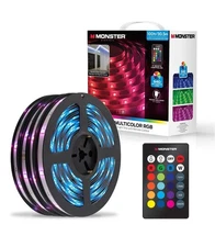 Monster 100ft Multi-Color LED Light Strip - Brand New Sealed!!!