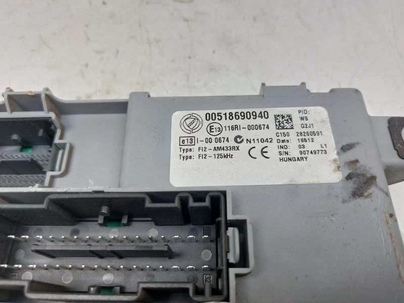 00518690940 BODY COMPUTER REM FIAT PUNTO EVO (199) 1.3 MULTIJET 16V MAN 5M 75CV - Immagine 3 di 3