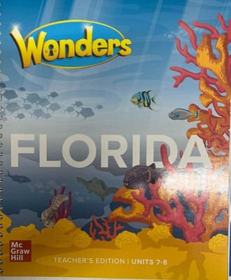 Florida BEST Wonders Kindergarten Teacher Edition Unit 7 & 8 Grade K 2026