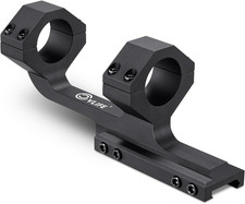 Cantilever Scope Mounts, Offset Dual Ring One-Piece Scope Mount, Lightweight Alu